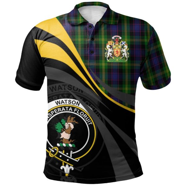Watson Tartan Polo Shirt - Royal Coat Of Arms Style Sale