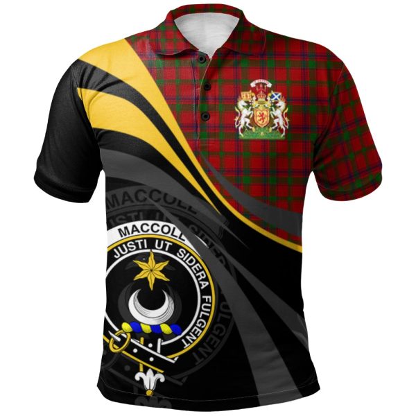 MacColl 01 Tartan Polo Shirt - Royal Coat Of Arms Style Discount
