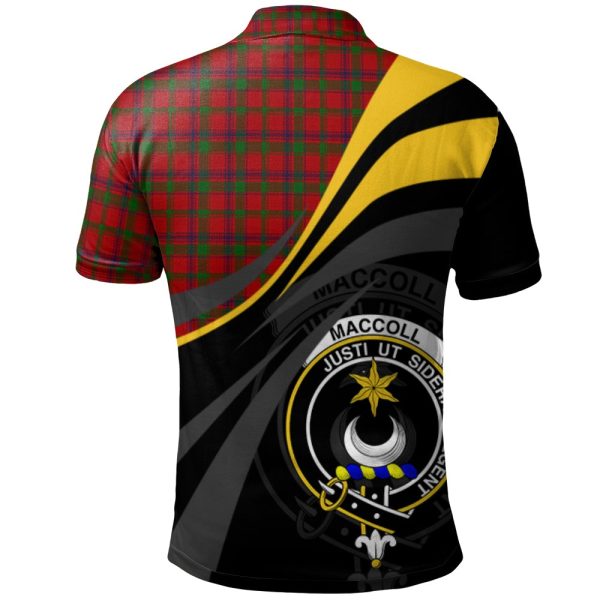 MacColl 01 Tartan Polo Shirt - Royal Coat Of Arms Style Discount - Image 2