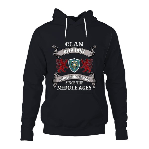 Oliphant Family Tartan - 2D Unisex Hoodie Hot on Sale - Image 4