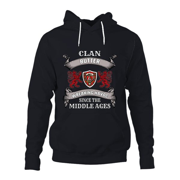 Butter Family Tartan - 2D Unisex Hoodie Sale - Image 4