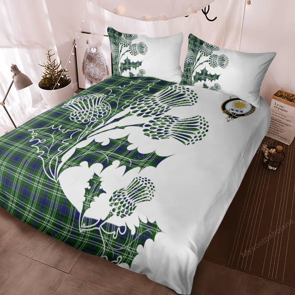 Purves Tartan Crest Bedding Set - Thistle Style Supply - Image 4