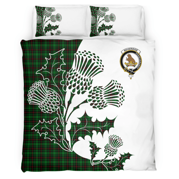 Beveridge Tartan Crest Bedding Set - Thistle Style Online Sale - Image 4