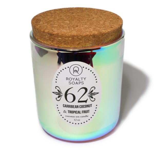 Caribbean Coconut & Tropical Fruit Orchid Candle For Cheap - Image 2